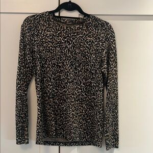 J.McLaughlin Leopard Print Top